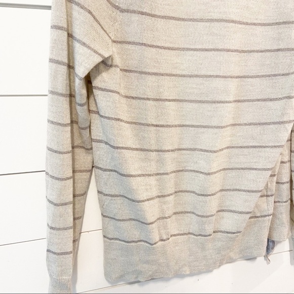 Ann Taylor Loft Stripped Wool Blend Sequin sweater - Picture 11 of 15
